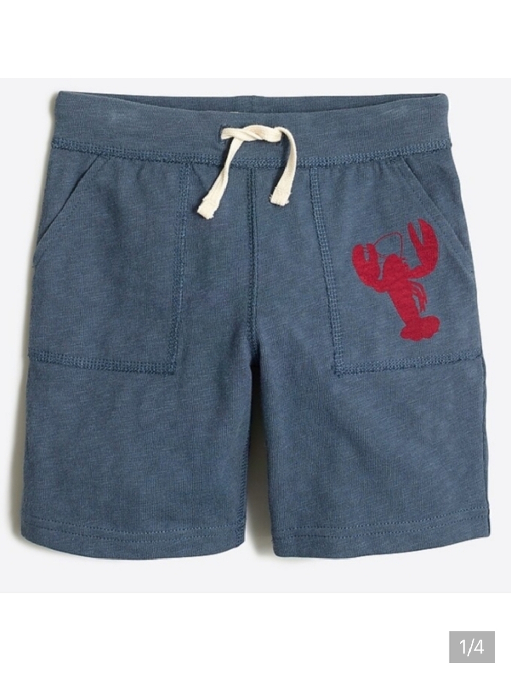 Crewcuts Red Lobster Gray Knit Shorts 8 - Picture 1 of 5
